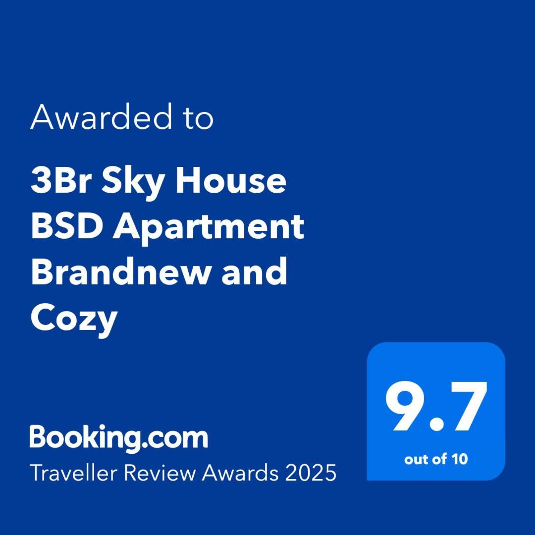 3Br Sky House Bsd Apartment Brandnew And Cozy Samporo Buitenkant foto
